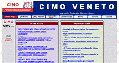 Desktop Screenshot of cimoveneto.it